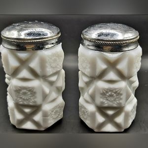 Vintage pair Westmorland salt and pepper shakers